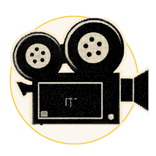 Film camera illustration